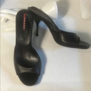 Prada Black Elegant Heels